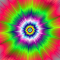 Fototapeta premium Explosive Tie-Dye