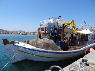 Obraz premium Grèce, port de pêche