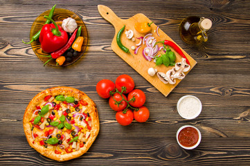 Homemade pizza
