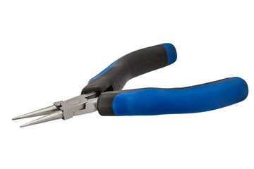 Fototapeta premium Pliers, hand tool, isolated on white background, with clipping p