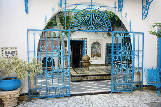 Sidi Bou Said courtyard