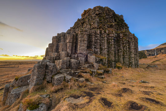 Dverghamrar Basalt Columns, Iceland