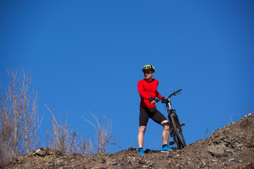 Mountain biker