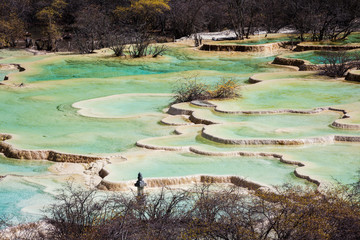 China Huanglong landforms