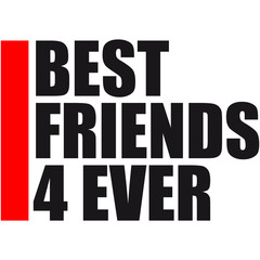 Best Friends 4 Ever Logo
