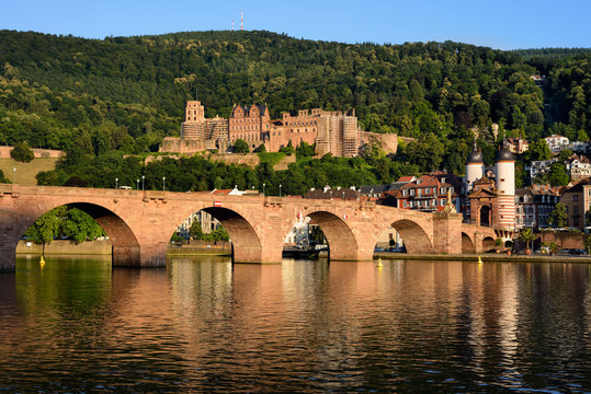 Heidelberger Schloss und Alte Br&uuml;cke