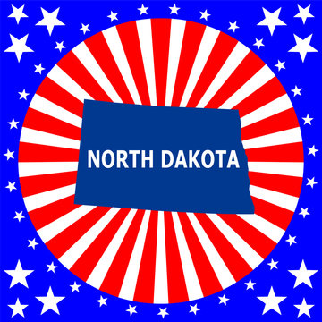 map of the U.S. state of North Dakota