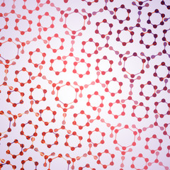 molecular structure, abstract background