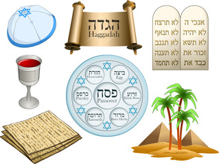 Passover Symbols Pack - 63193818