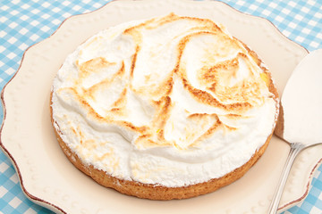tarte au citron meringuée