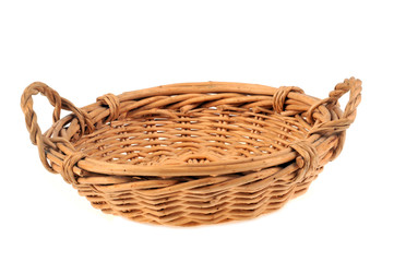 Obraz premium Panier plat en osier