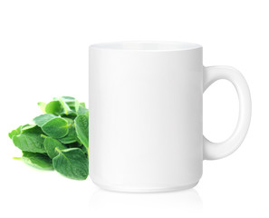 White ceramic mug
