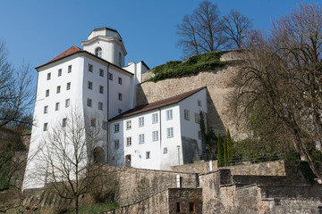 Fototapeta na wymiar Veste Oberhaus, castle in Passau, Germany