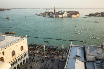 Venezia - Vista su Piazza San Marco e sull'Isola di San Giulio
