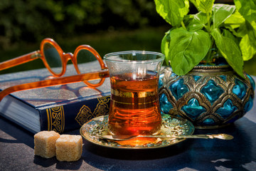 Arabic mint tea