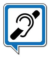 Logo handicap auditif.