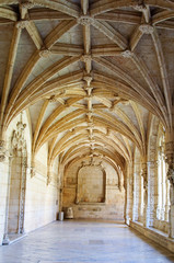 Fototapeta na wymiar The Hieronymites Monastery in Belem district, Lisbon, Portugal