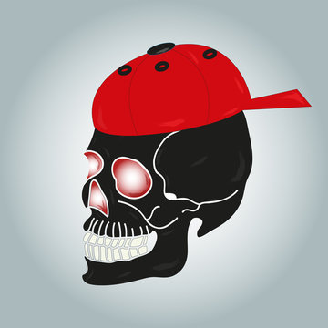 the skull in the red bitbake