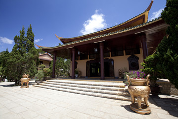 Buddhist monastery in Dalat Vietnam