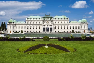 Deurstickers Upper Belvedere building in Vienna, Austria © graphia