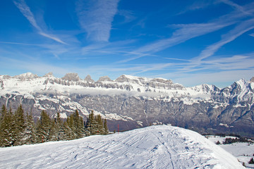 Winter in alps