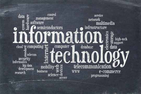 information technology word cloud