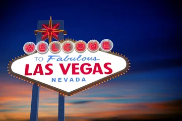 Foto op Plexiglas Welkom bij Fabulous Las Vegas-bord © somchaij