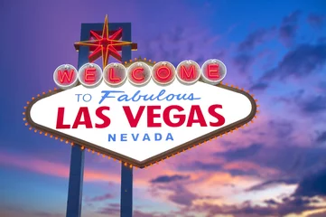 Foto op Plexiglas Welcome To Fabulous Las Vegas sign © somchaij