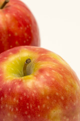 Apples 'Pink Lady' isolated on white background
