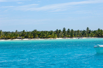 Island with beautiful beach
