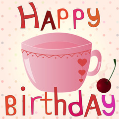 Nice morning tea for happy birthday