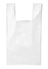 white bag template plastic paper shopping - obrazy, fototapety, plakaty