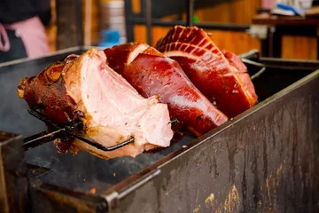 Photo sur Plexiglas Grill / Barbecue Roast pork leg in Prague