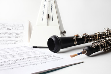 Classical music instrument oboe
