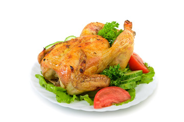 Roasted chicken