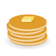 pancakes with butter