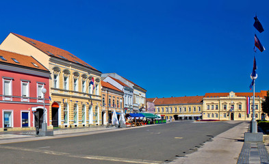 Fototapeta premium Town of Koprivnica street and architecture