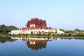 Royal pavilion in royal flora park, Chiang mai, Thailand