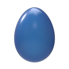 Osterei, Ostern, Ei, Easter Egg, Blau, Blue, Glossy