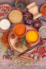 various spices