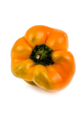 peppers on a white background.