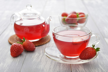 Strawberry tea