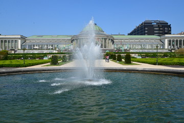 La grande fontaine du jardin botanique de Bruxelles