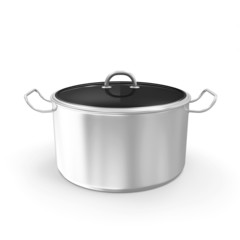 Steel Pan isolated on white background