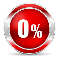 0 percent icon