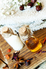 Essential Oils Aromatherapy.Spa Setting