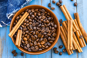 Coffee and cinnamon