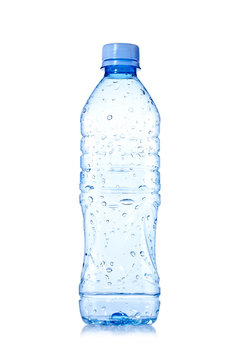 water bottle isolated on white