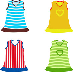 Set of children's dress