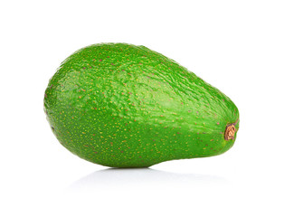 avocado isolated on white